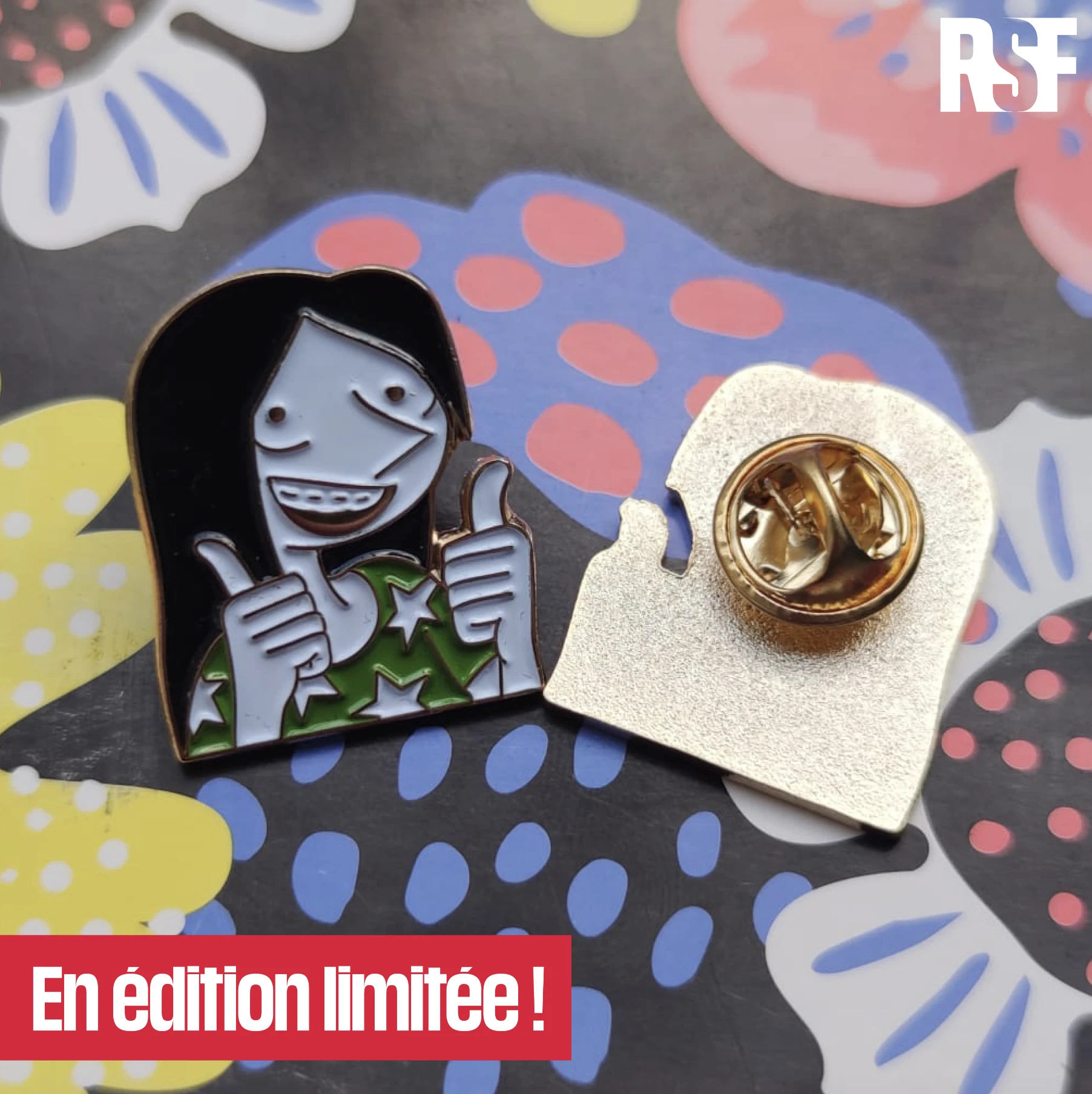 Pin's Esther | Riad Sattouf x RSF