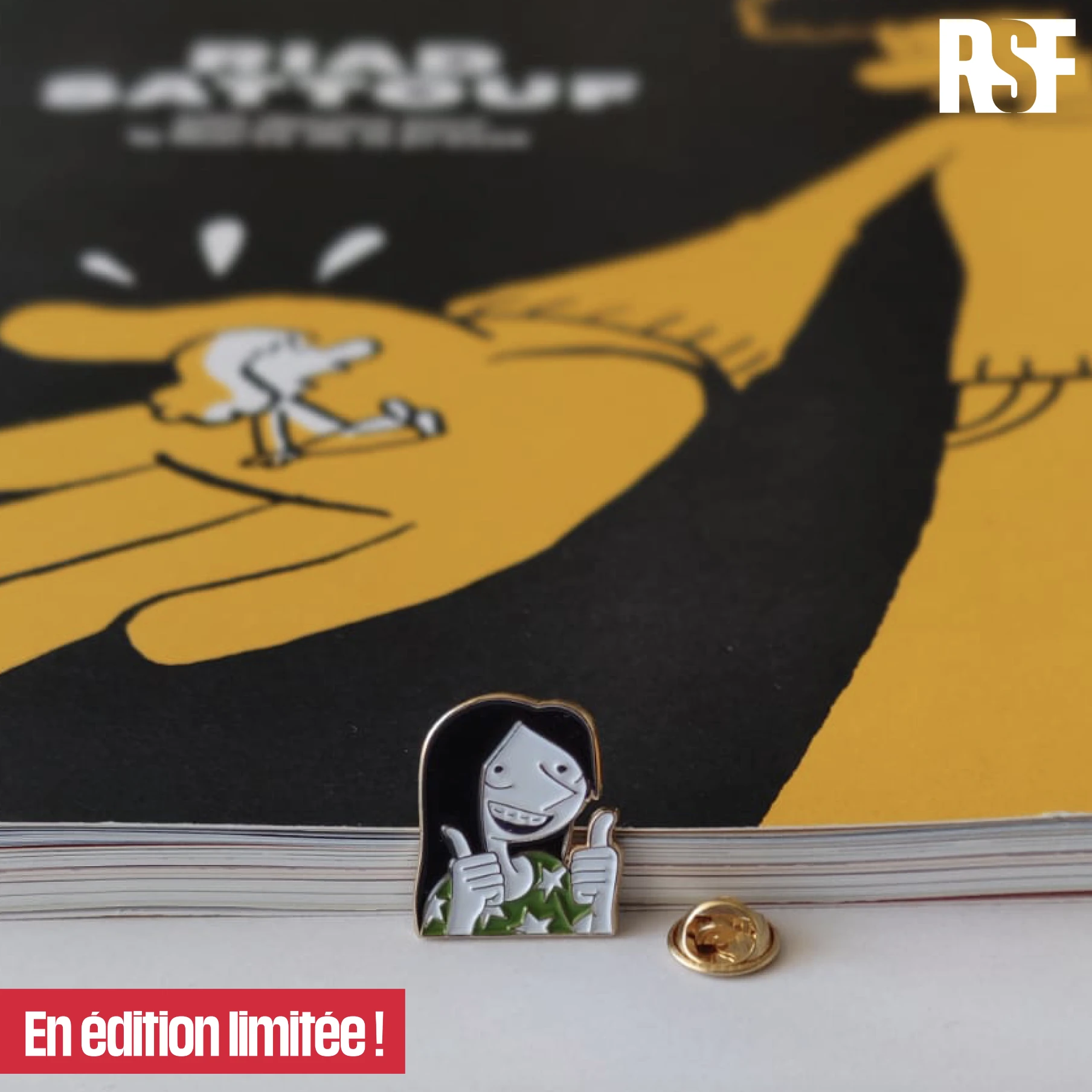Pin's Esther | Riad Sattouf x RSF